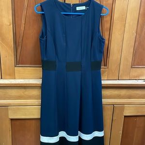 Calvin Klein nave blue dress